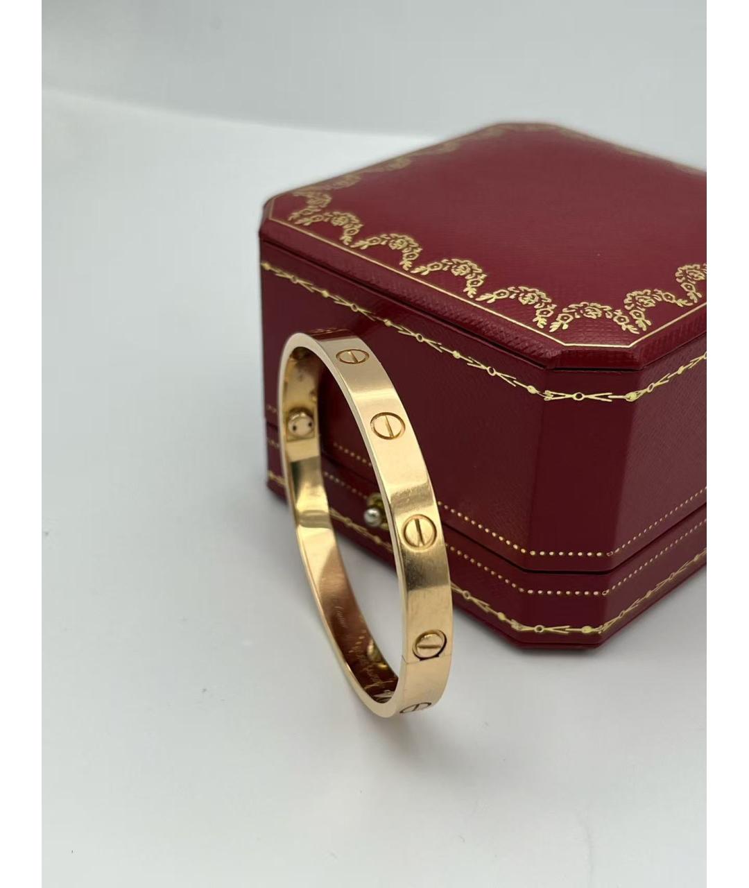 CARTIER Золотой браслет из розового золота, фото 4