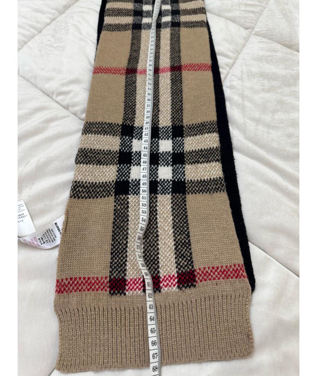 BURBERRY Мульти кашемировый шарф, фото 4