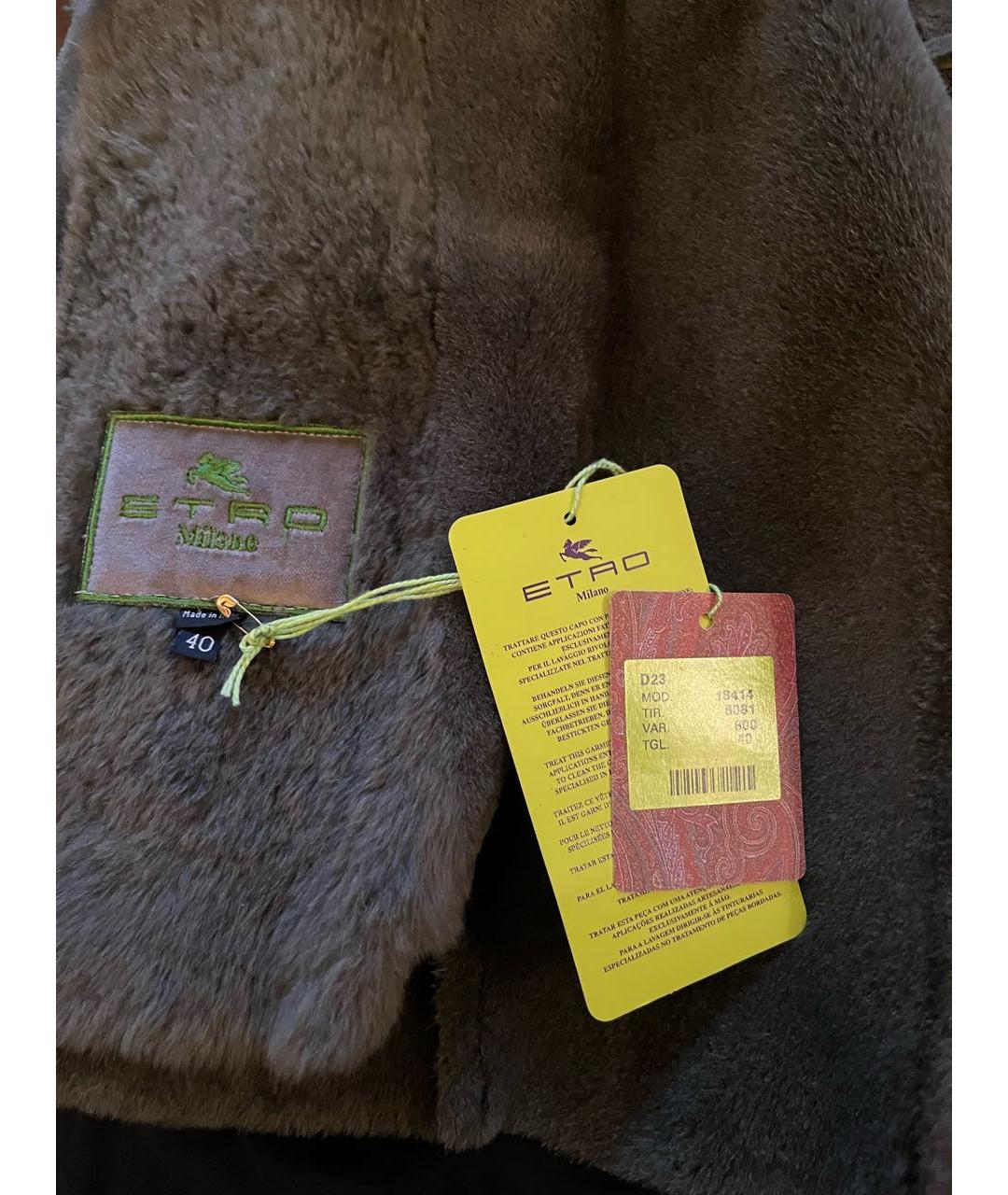 ETRO Замшевая дубленка, фото 7