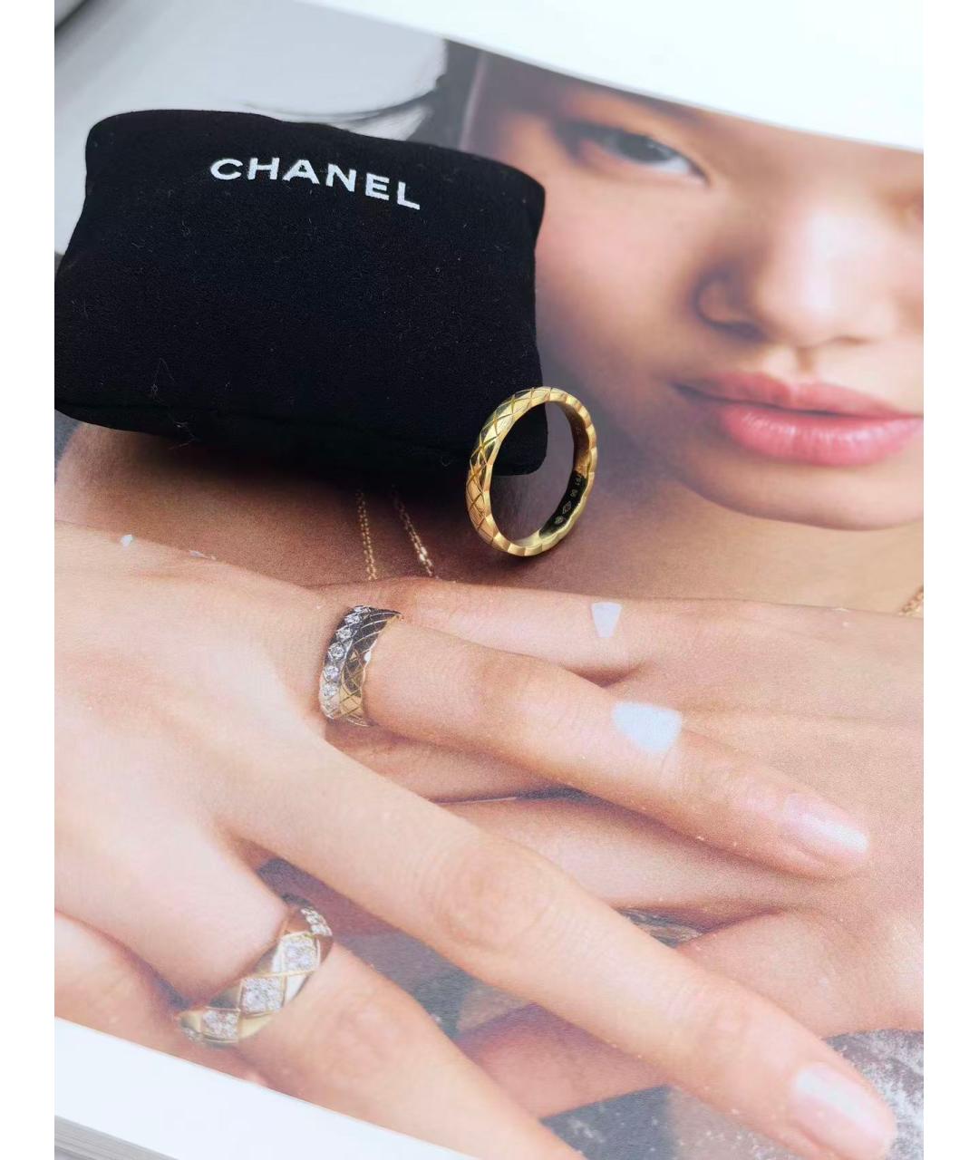 CHANEL Золотое кольцо из желтого золота, фото 5