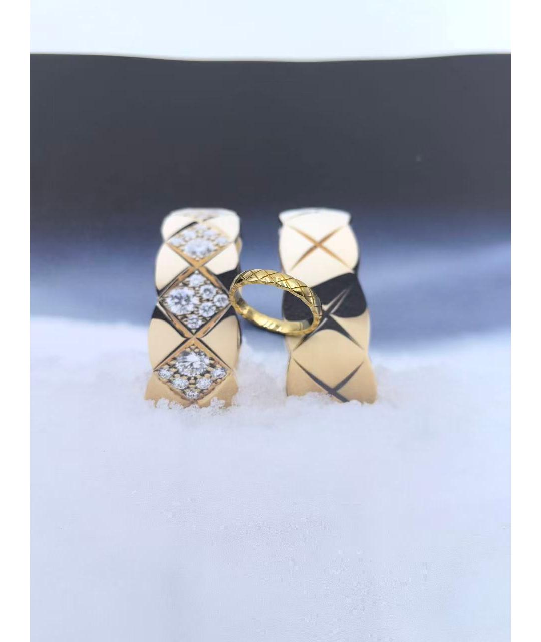 CHANEL Золотое кольцо из желтого золота, фото 2