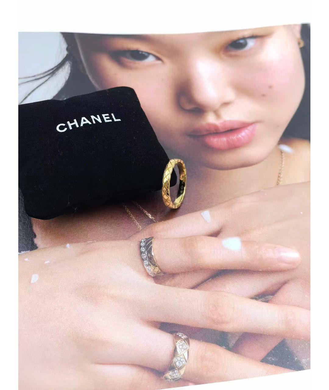 CHANEL Золотое кольцо из желтого золота, фото 4