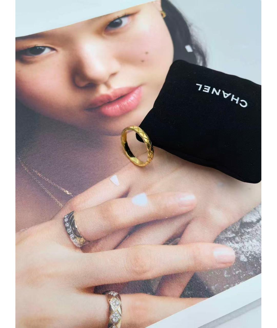 CHANEL Золотое кольцо из желтого золота, фото 6