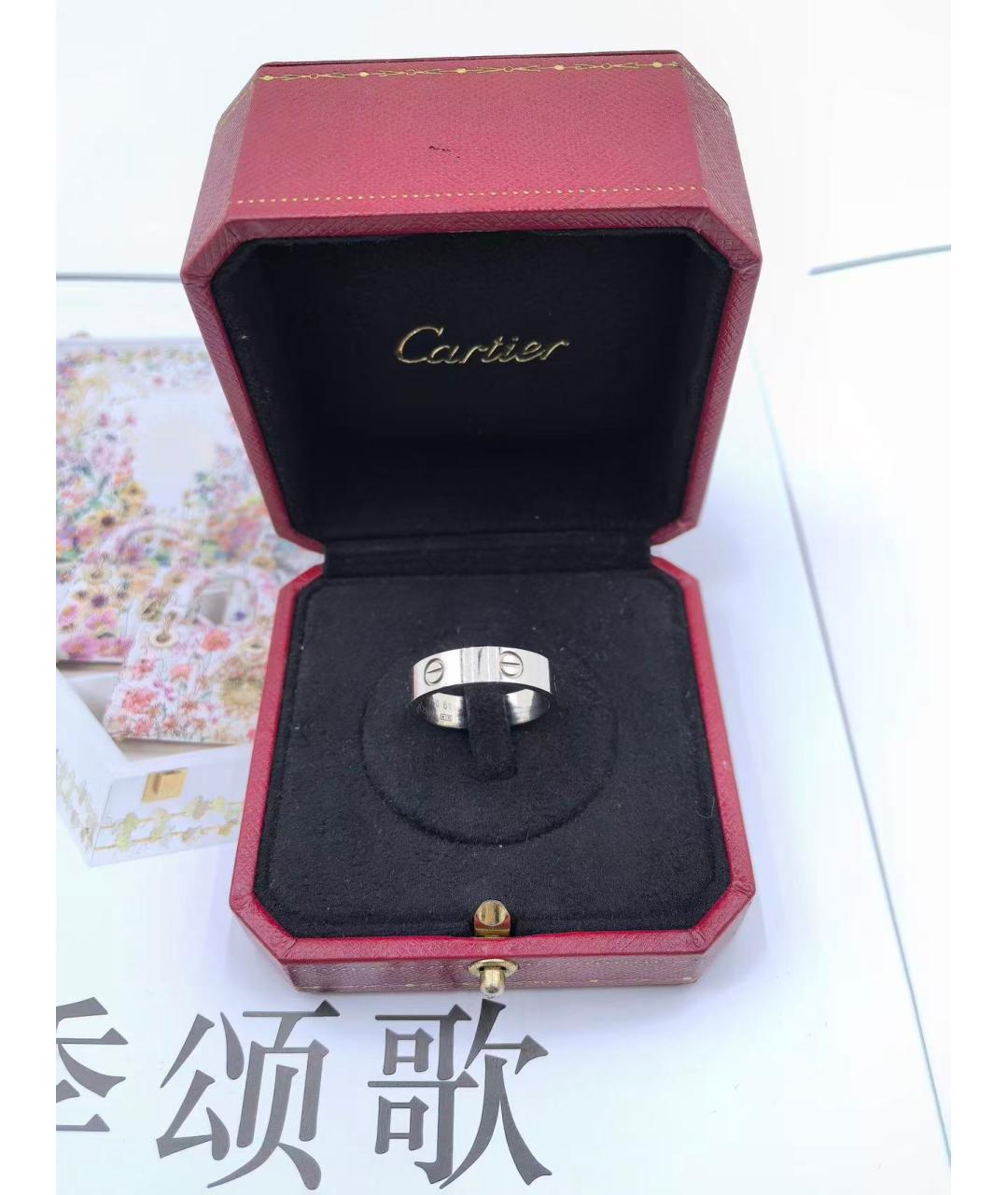 CARTIER Серебряное кольцо из белого золота, фото 6