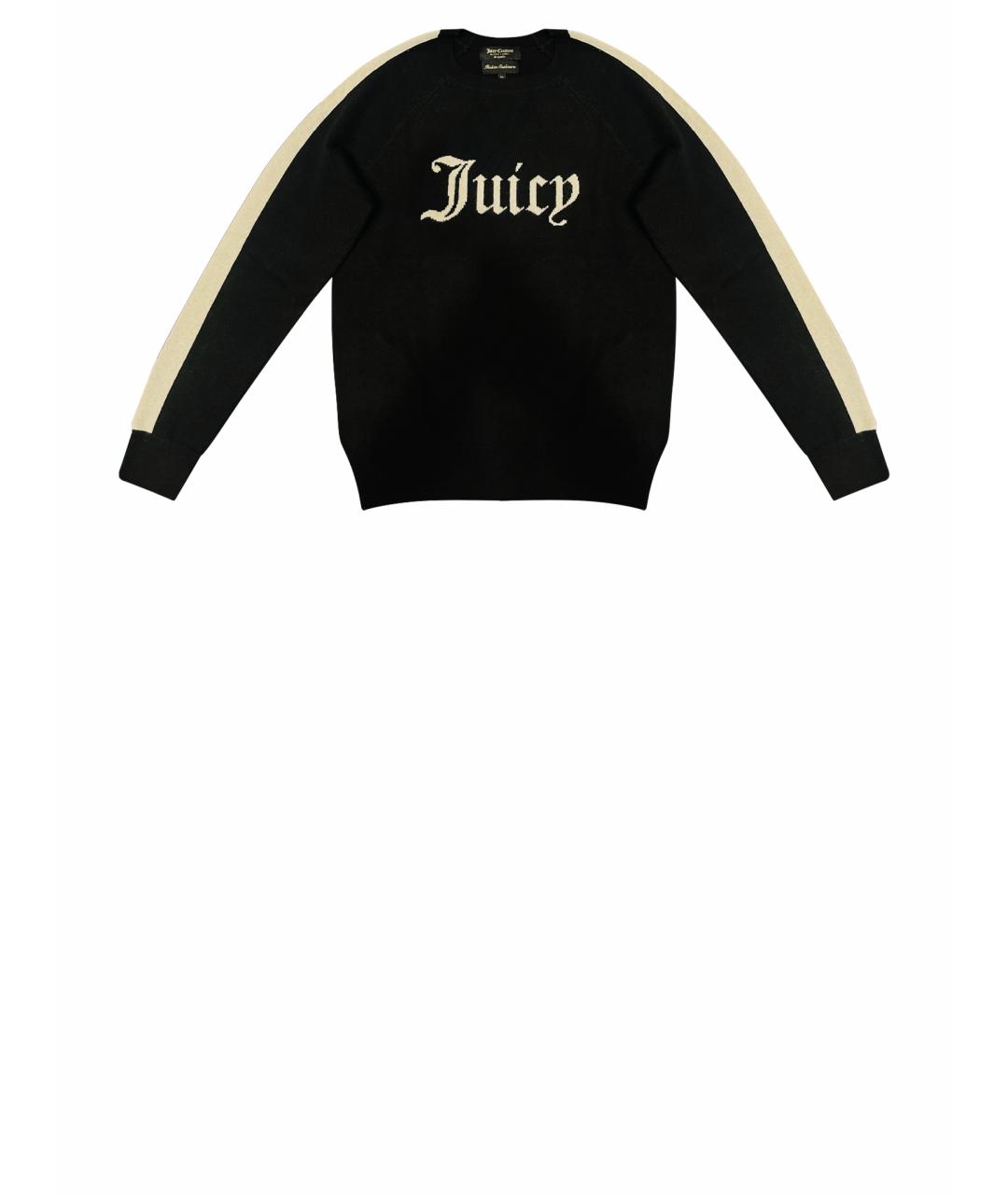 JUICY COUTURE Черный кашемировый джемпер / свитер, фото 1