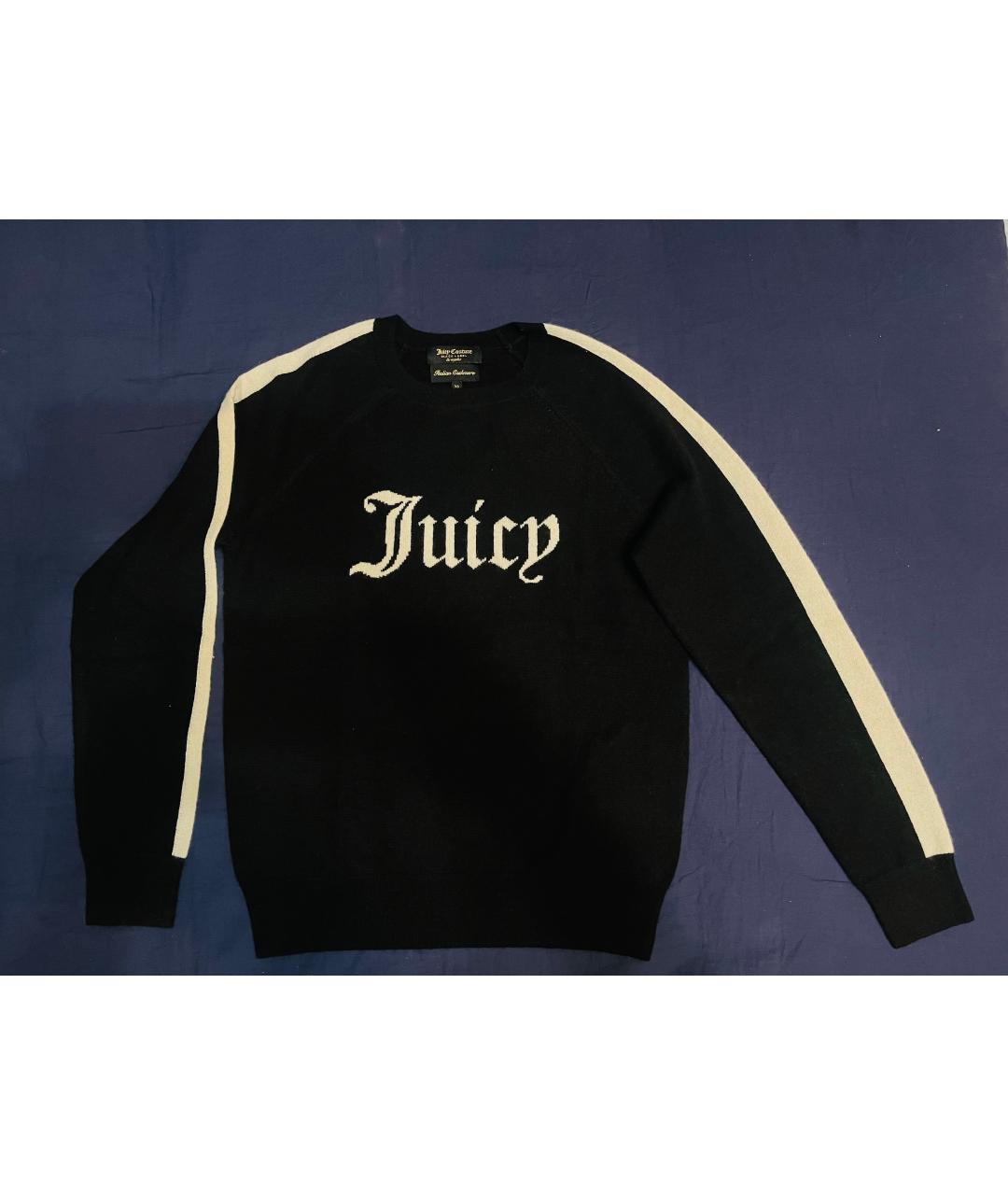 JUICY COUTURE Черный кашемировый джемпер / свитер, фото 9