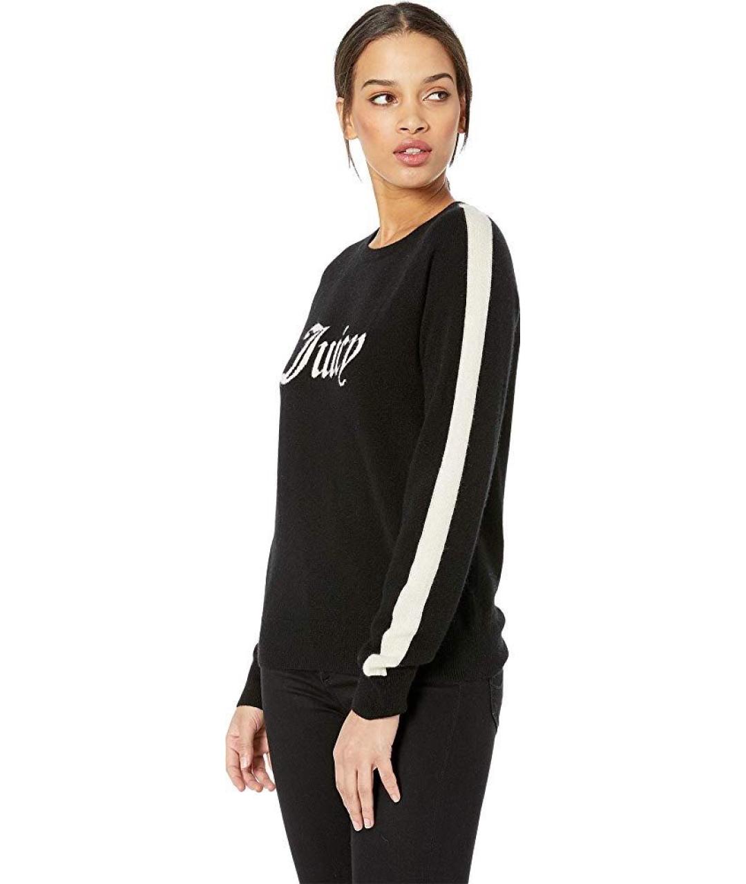 JUICY COUTURE Черный кашемировый джемпер / свитер, фото 8