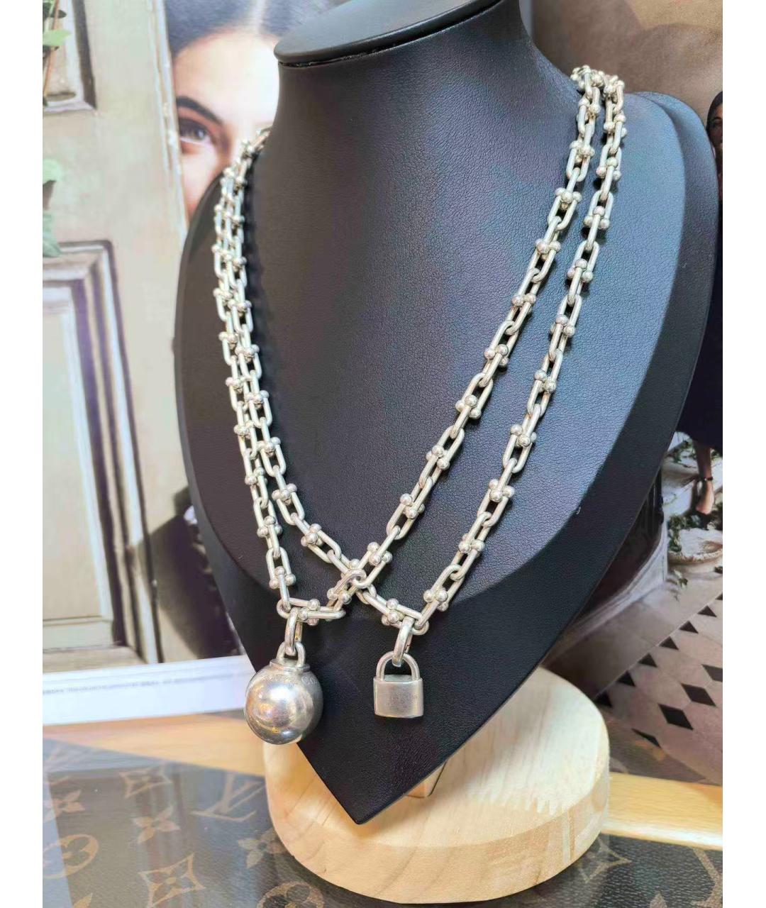 TIFFANY&CO Серебряное серебряное колье, фото 4