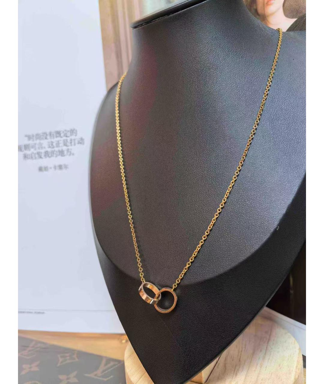 CARTIER Золотое колье из розового золота, фото 4