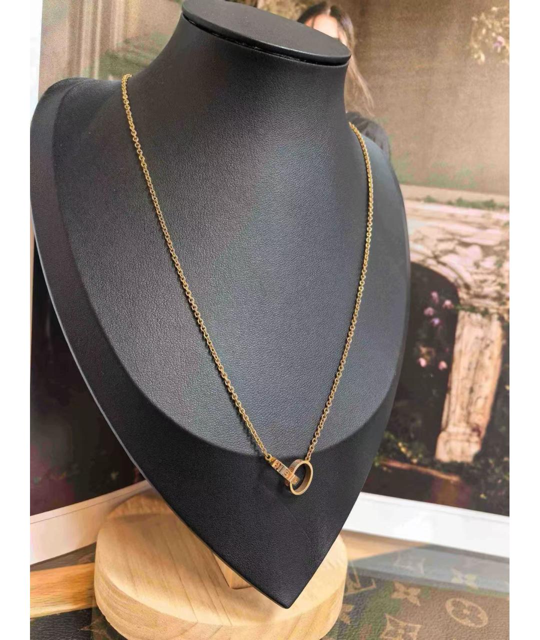 CARTIER Золотое колье из розового золота, фото 3