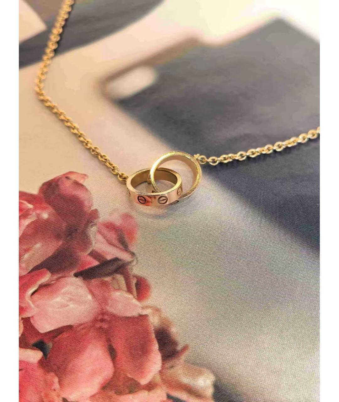 CARTIER Золотое колье из розового золота, фото 5