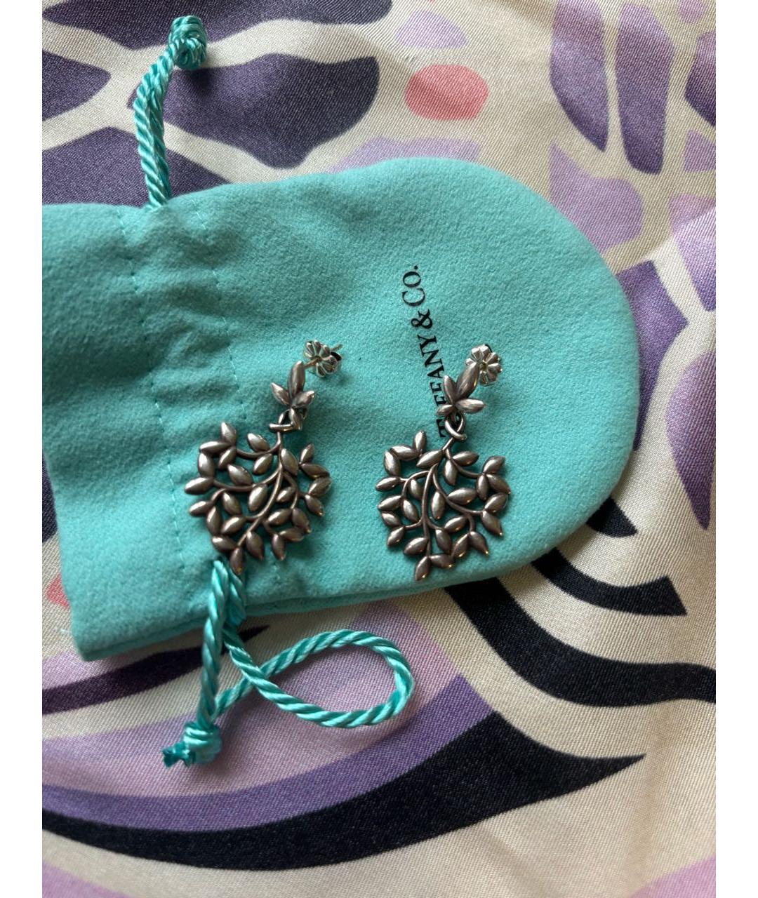 TIFFANY&CO Серебряные серебряные серьги, фото 8
