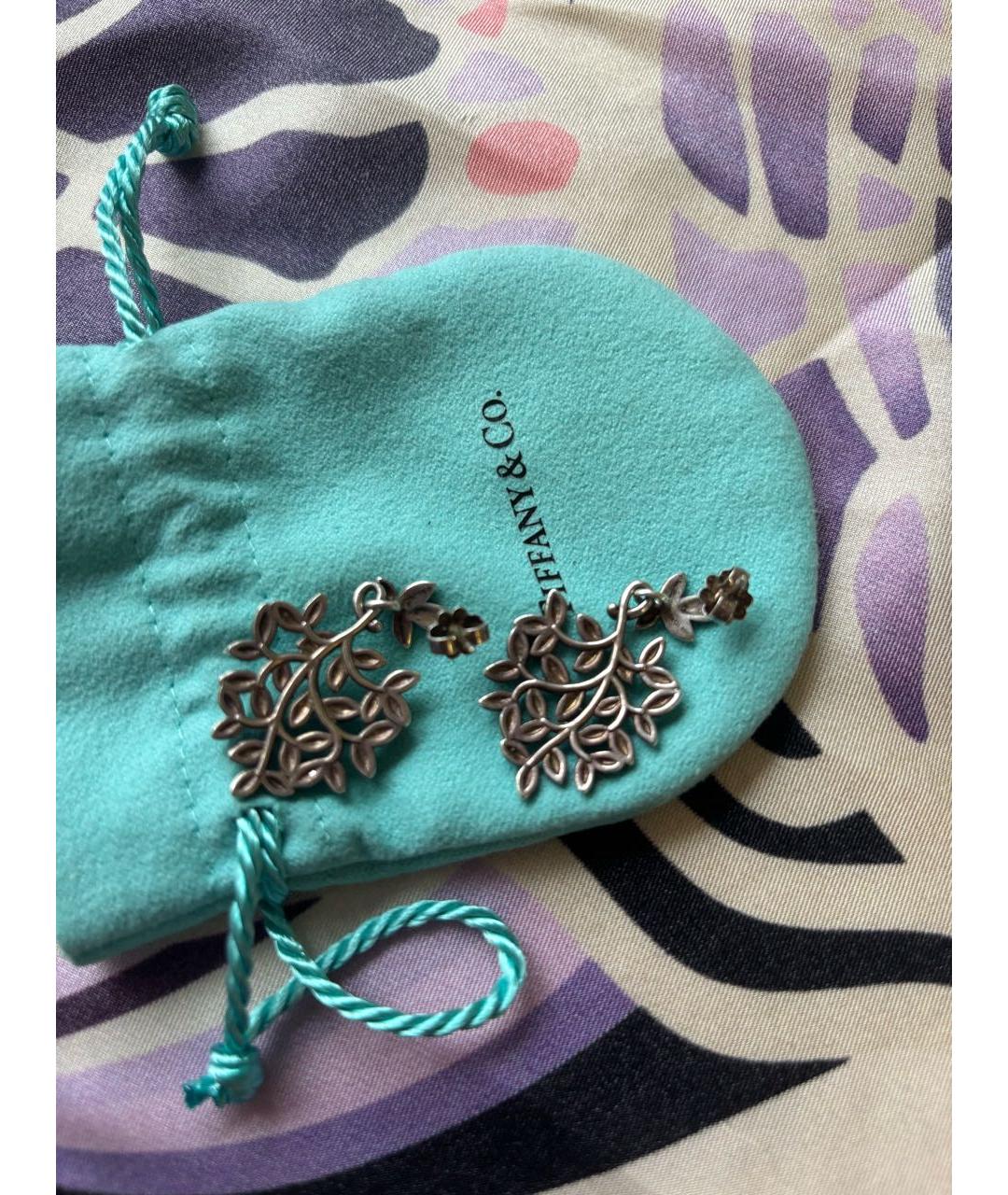 TIFFANY&CO Серебряные серебряные серьги, фото 2