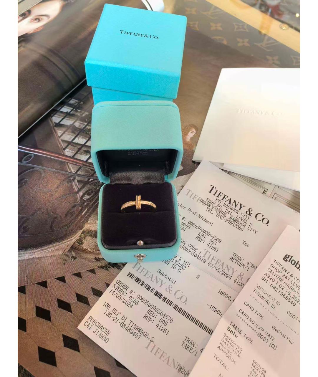 TIFFANY&CO Золотое кольцо из розового золота, фото 6