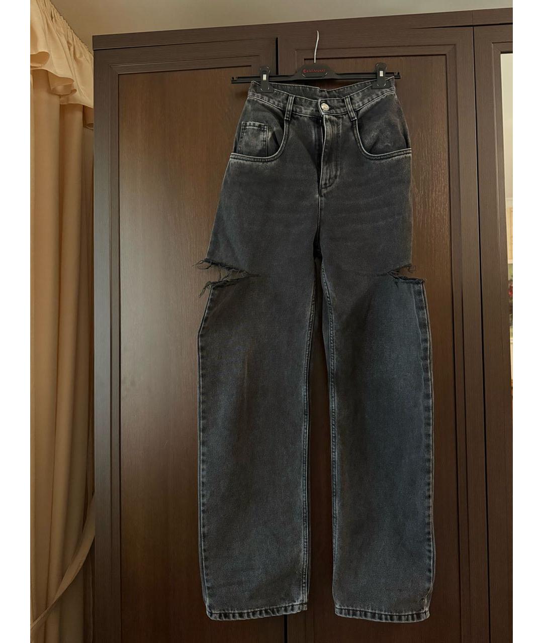 MAISON MARGIELA Серые прямые джинсы, фото 2