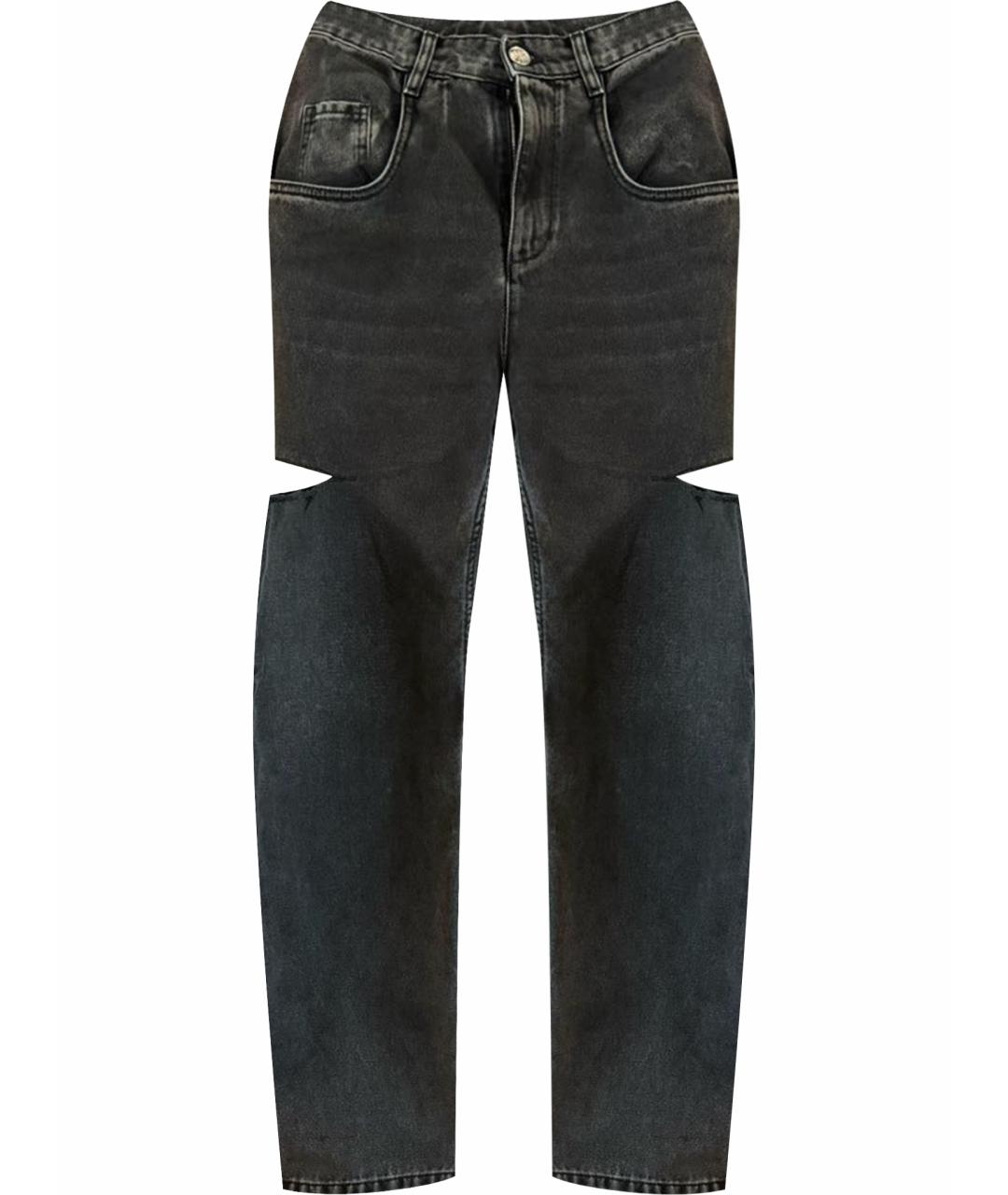 MAISON MARGIELA Серые прямые джинсы, фото 1