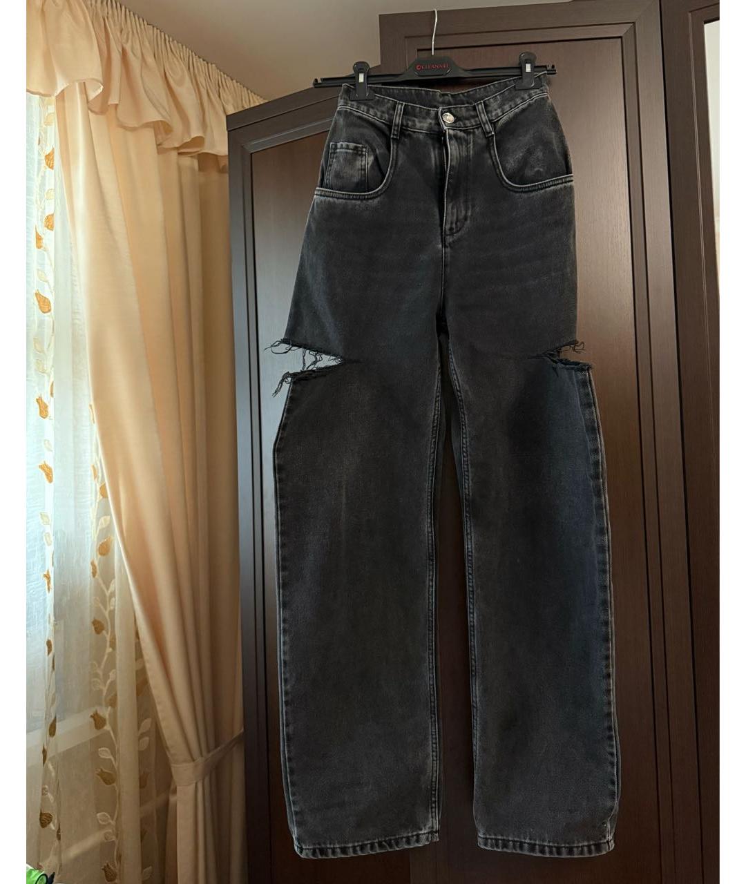 MAISON MARGIELA Серые прямые джинсы, фото 7