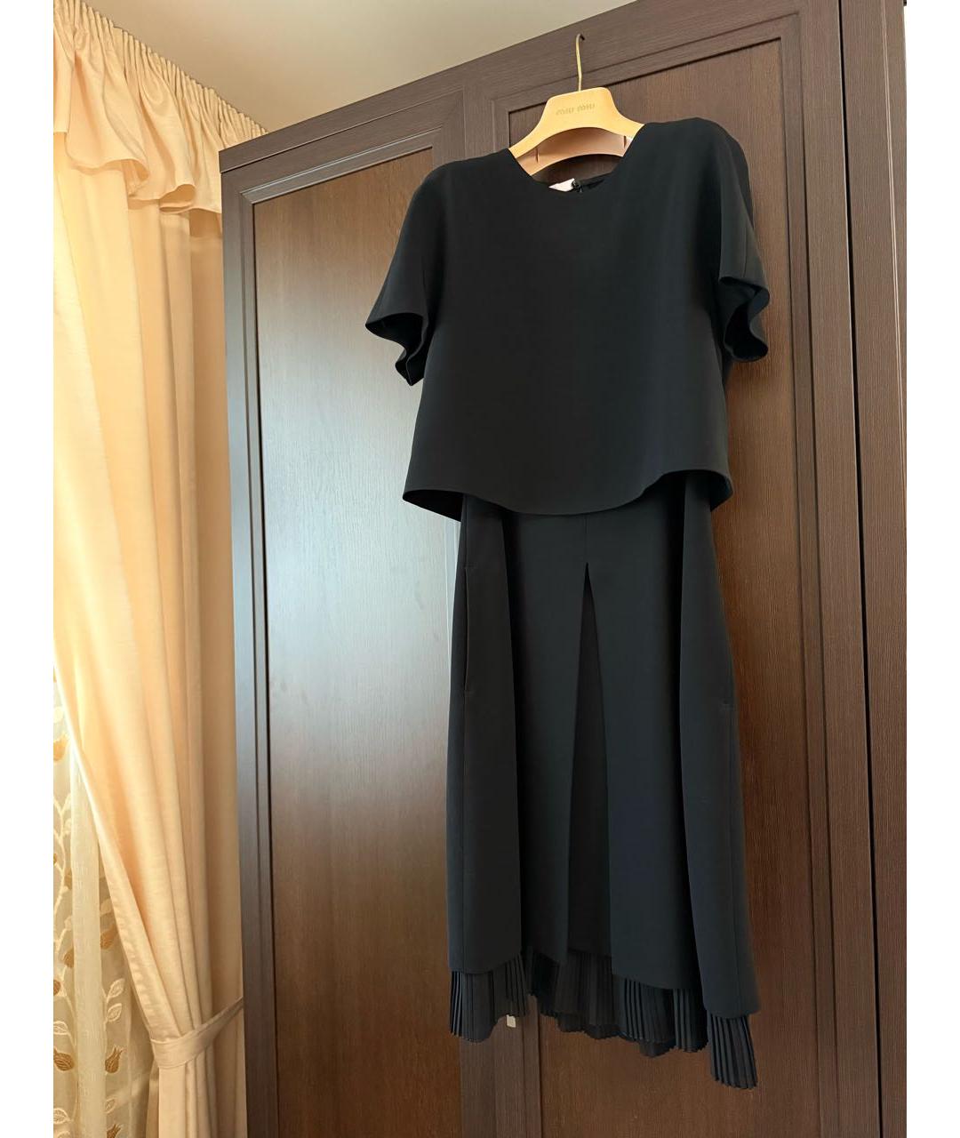 MAX MARA Черное повседневное платье, фото 3