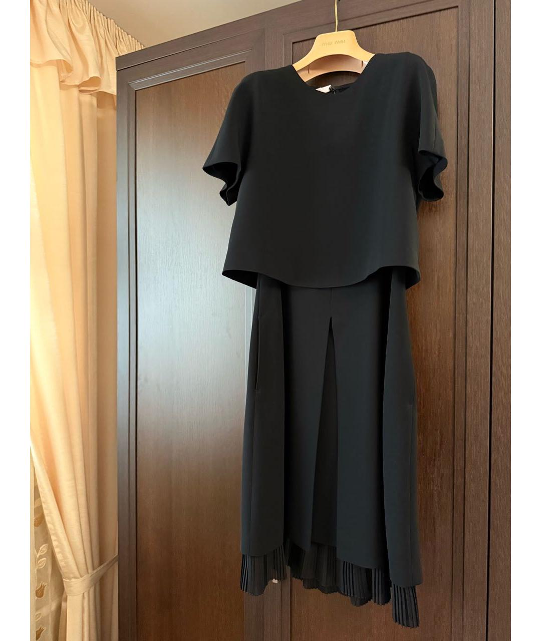 MAX MARA Черное повседневное платье, фото 2