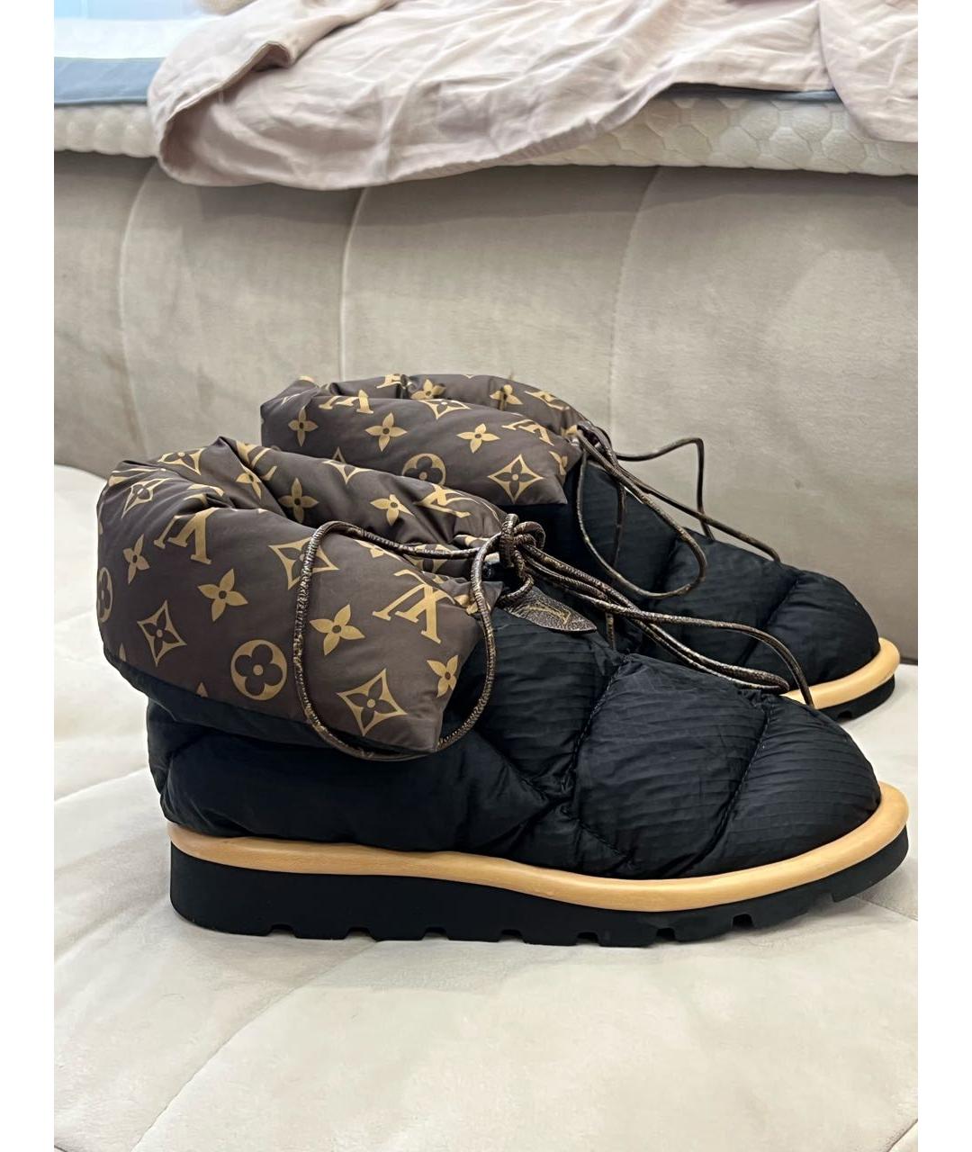 LOUIS VUITTON Коричневые сапоги, фото 5