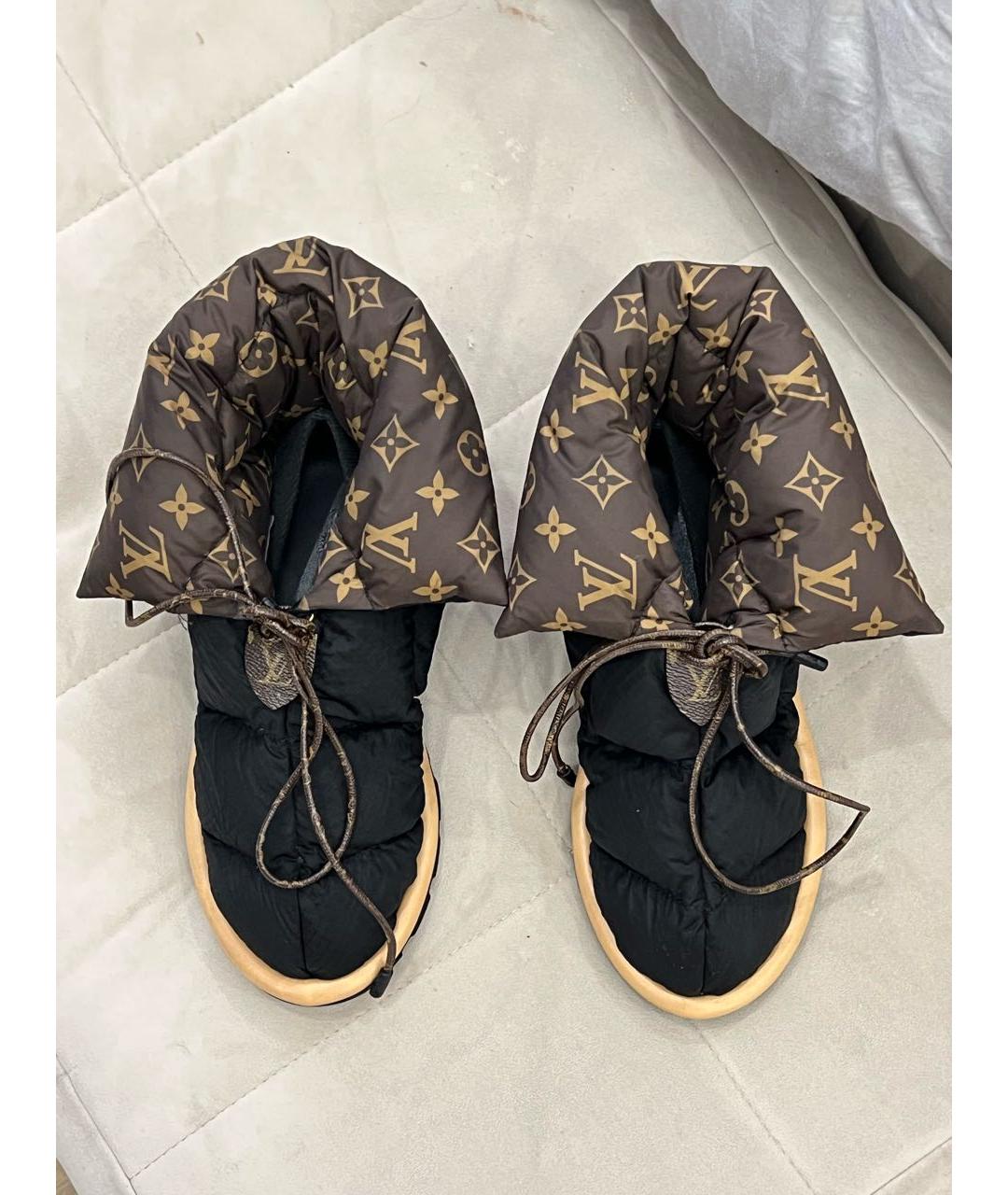 LOUIS VUITTON Коричневые сапоги, фото 2
