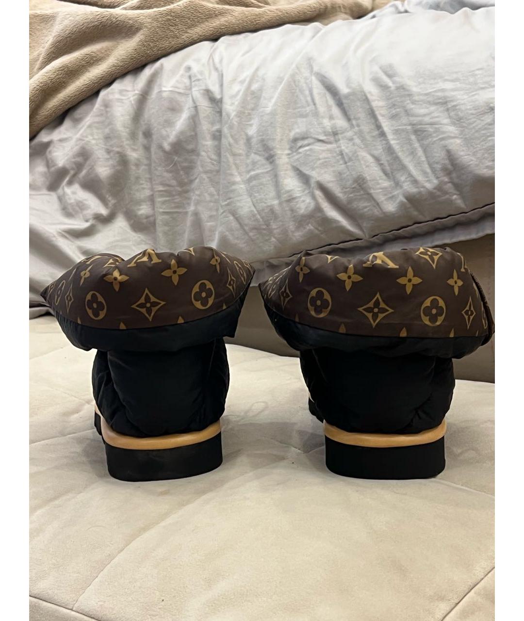 LOUIS VUITTON Коричневые сапоги, фото 4