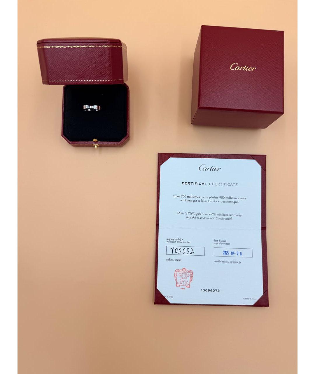 CARTIER Кольцо из белого золота, фото 4