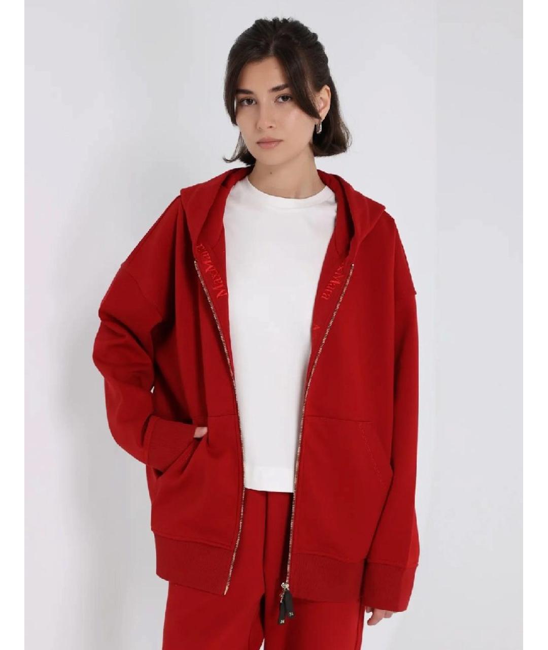 'S MAX MARA Красный хлопковый костюм с брюками, фото 3