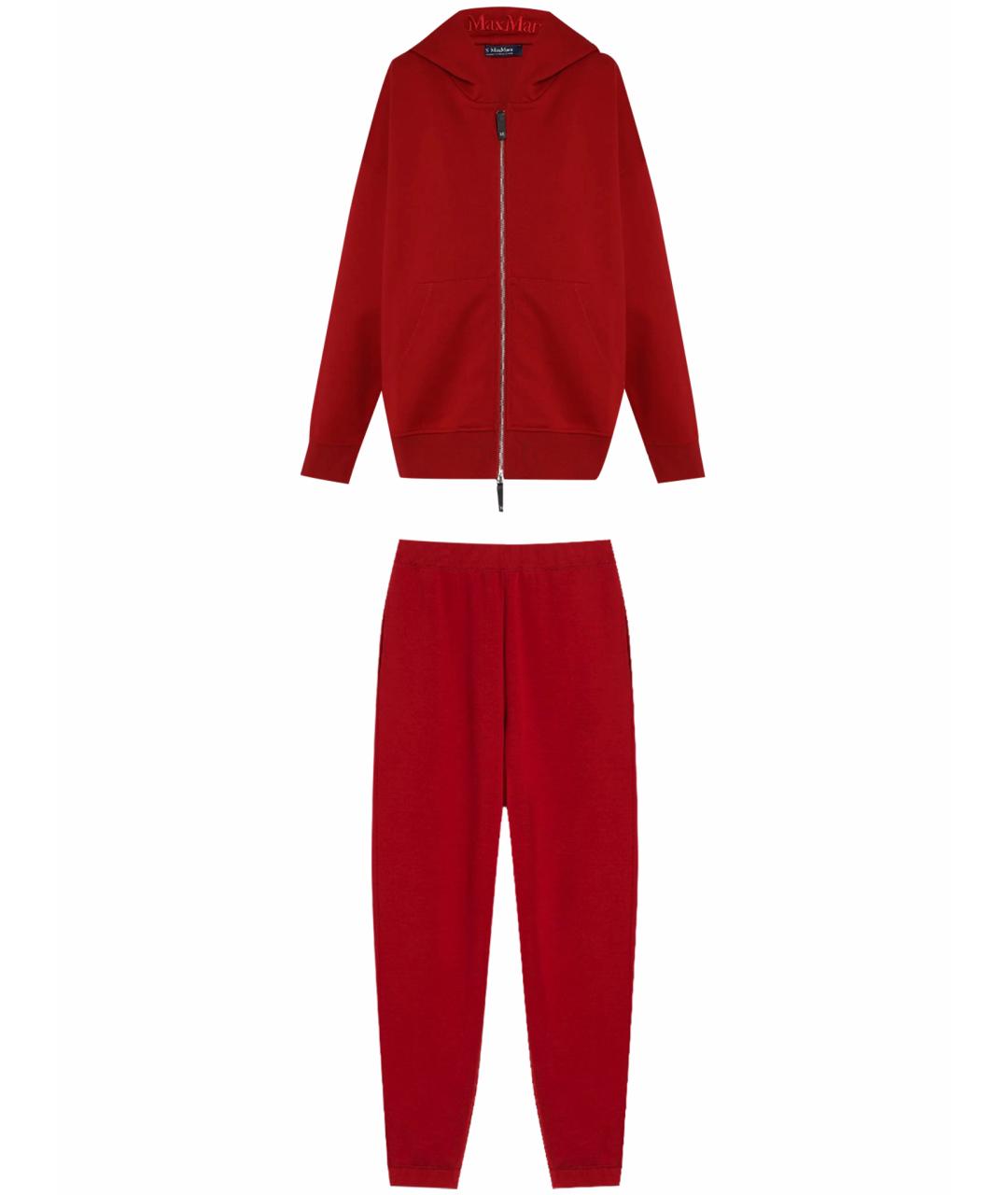 'S MAX MARA Красный хлопковый костюм с брюками, фото 1