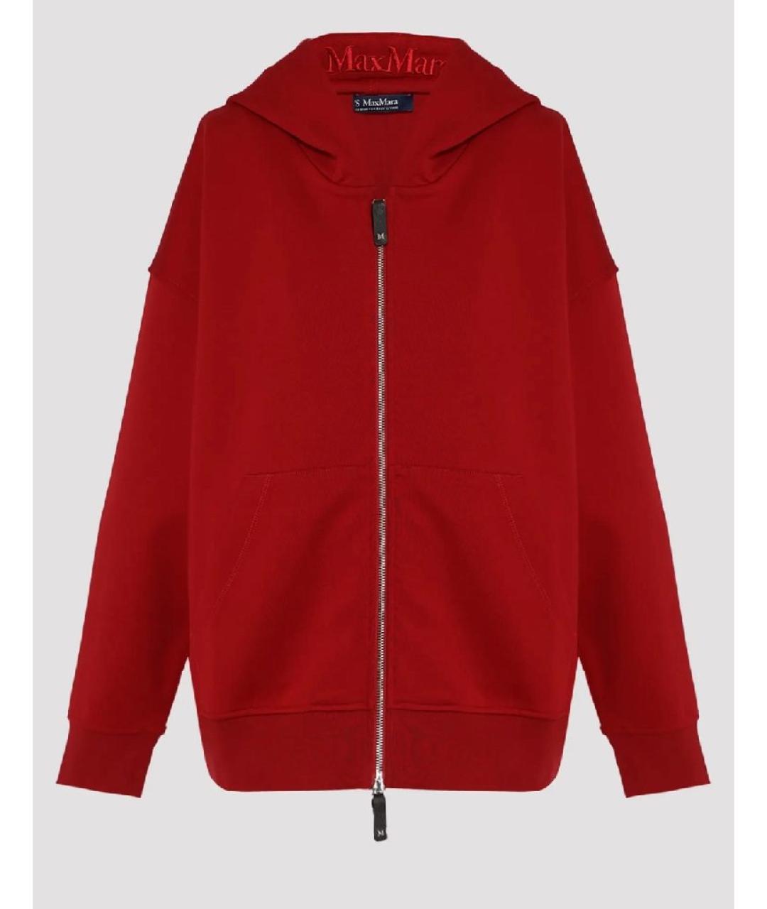 'S MAX MARA Красный хлопковый костюм с брюками, фото 10