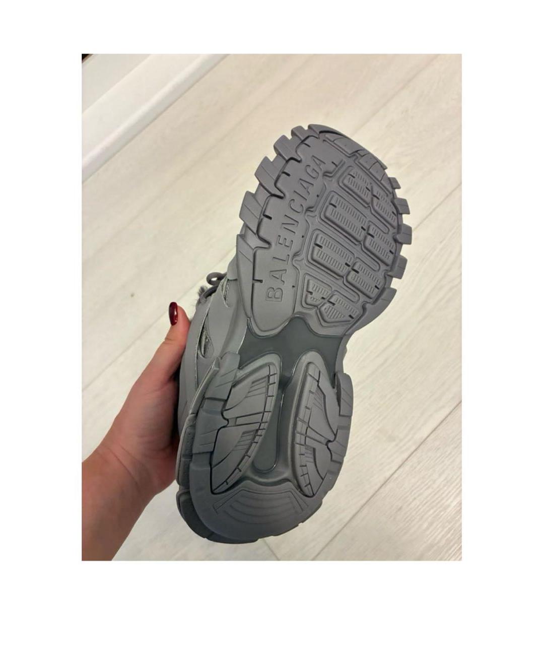 BALENCIAGA Серые кроссовки, фото 2