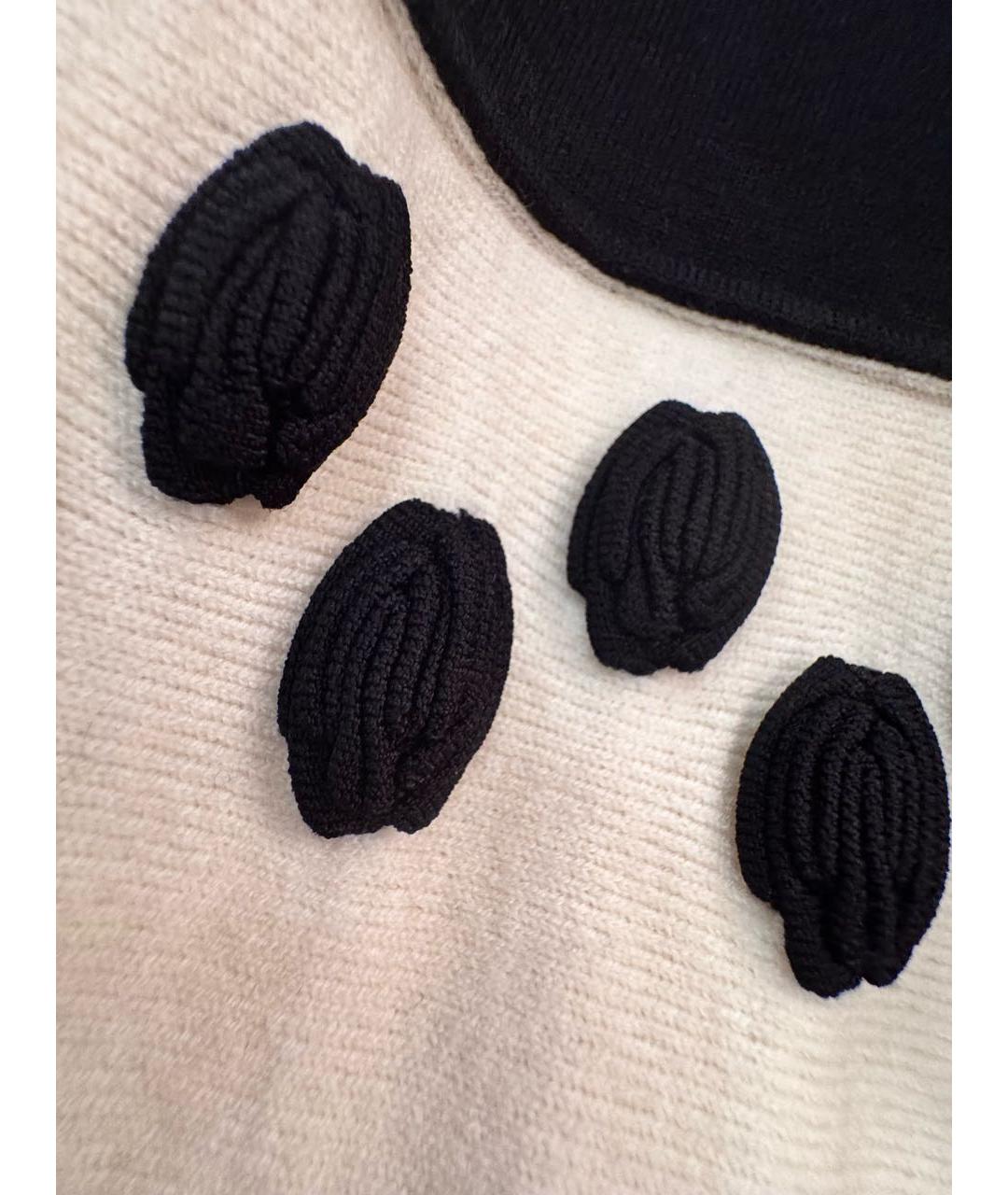 CHANEL Черное шерстяное повседневное платье, фото 4