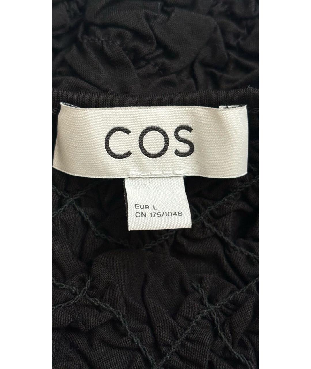 COS Черная полиэстеровая майка, фото 5