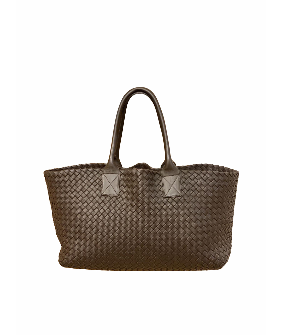 BOTTEGA VENETA Коричневая кожаная сумка тоут, фото 1