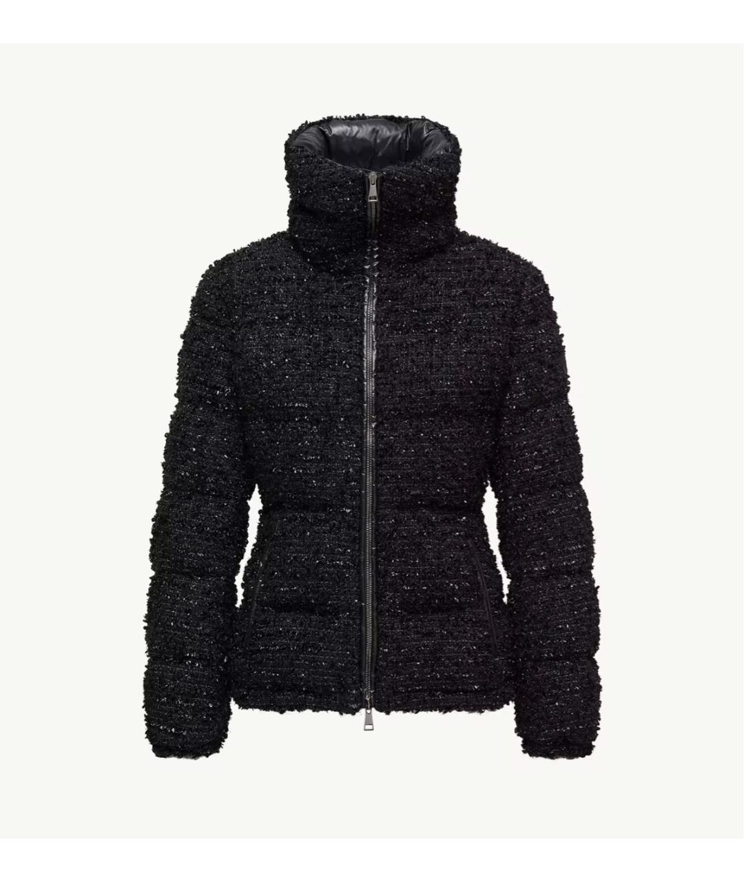MONCLER Черный пуховик, фото 6