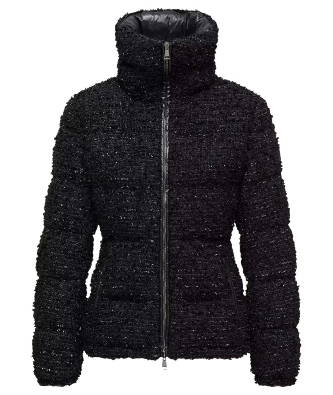 MONCLER Черный пуховик, фото 1