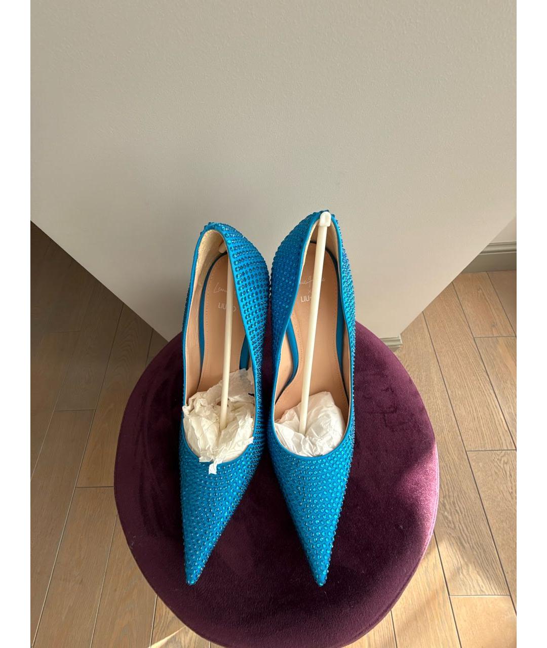 LIU JO Синие текстильные туфли, фото 2