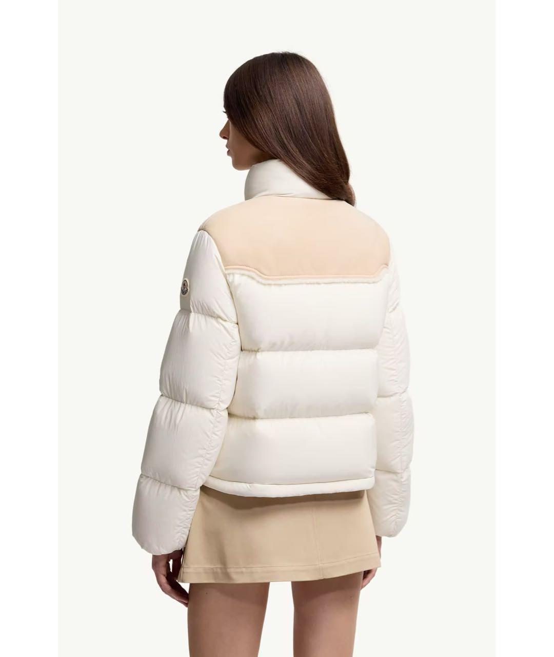 MONCLER Белый пуховик, фото 3
