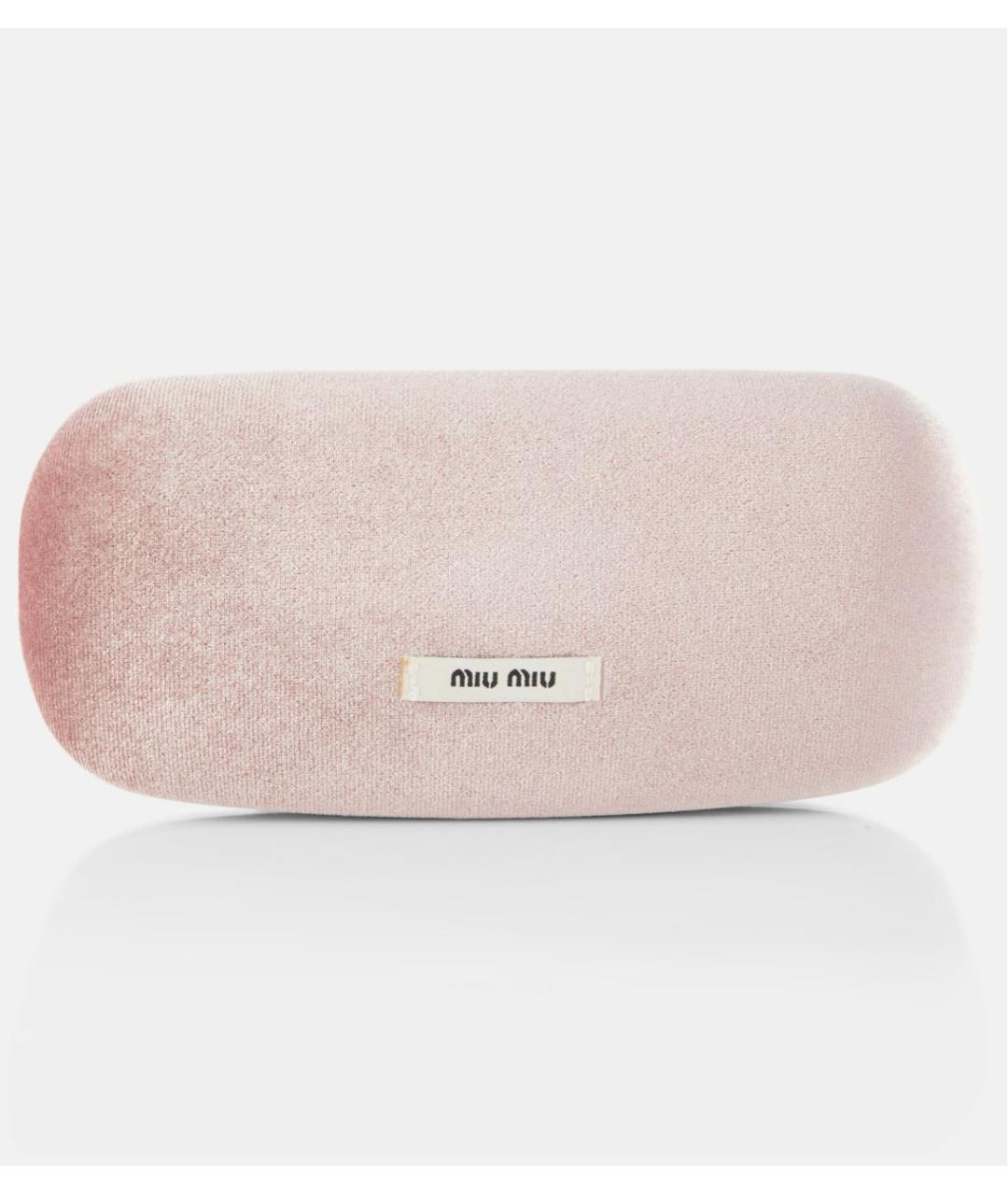 MIU MIU Золотые солнцезащитные очки, фото 4