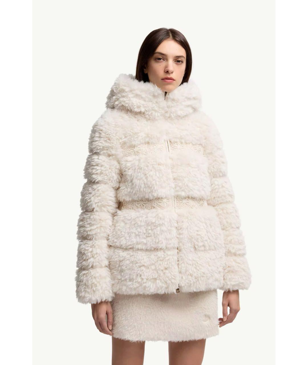MONCLER Бежевый пуховик, фото 2
