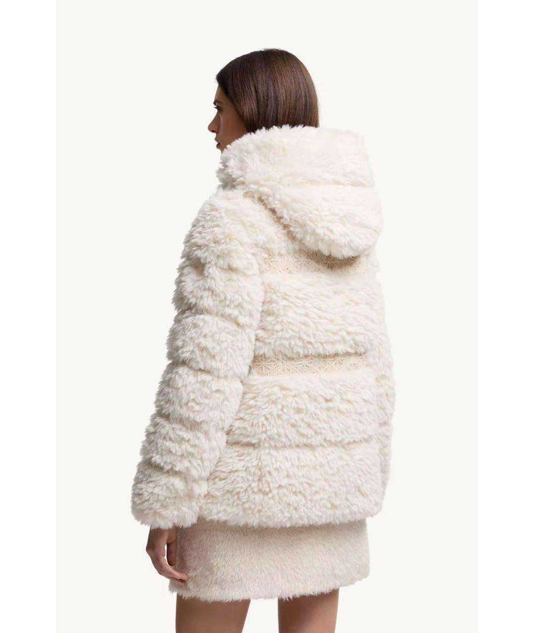 MONCLER Бежевый пуховик, фото 3