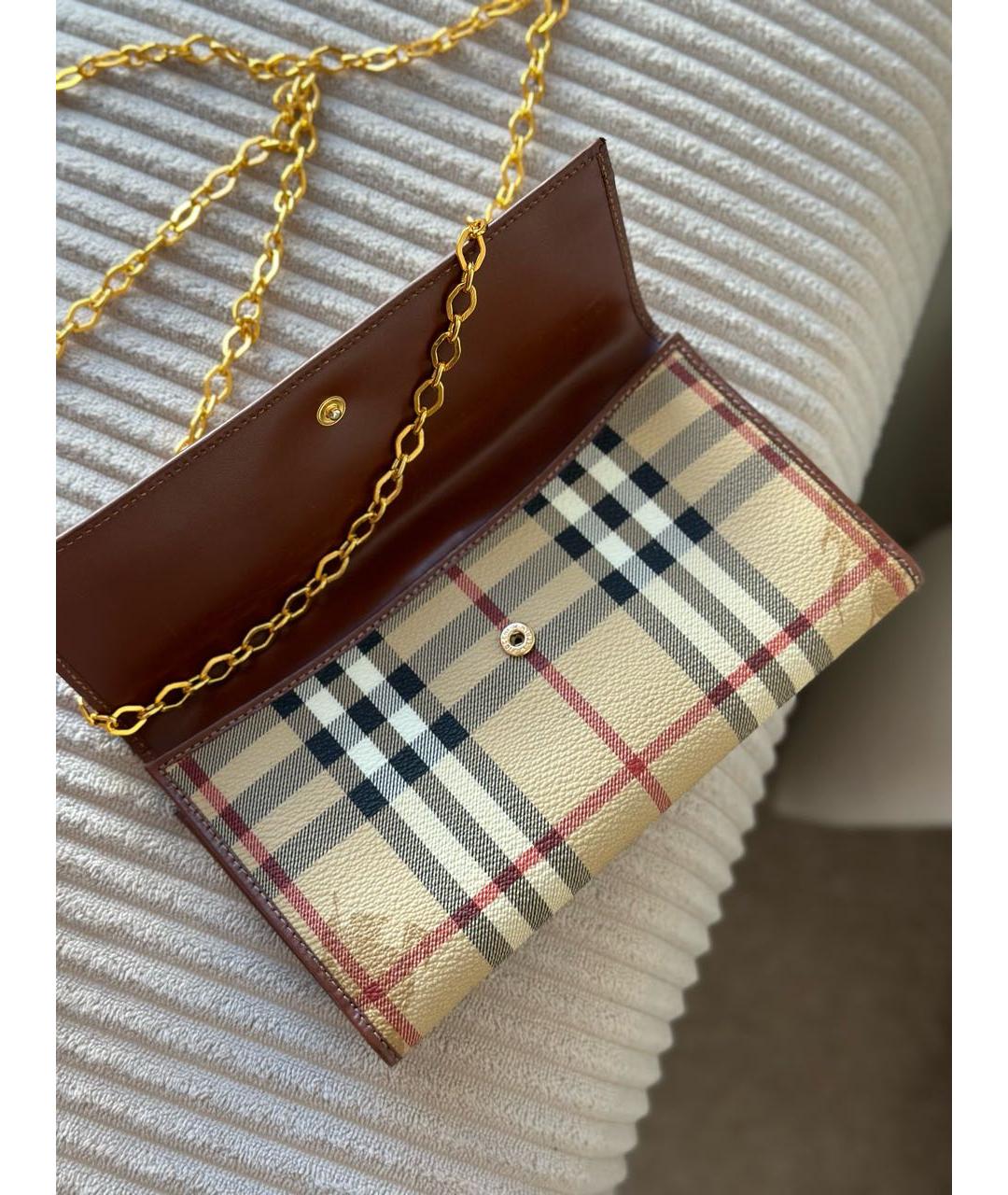 BURBERRY Бежевый кошелек, фото 7