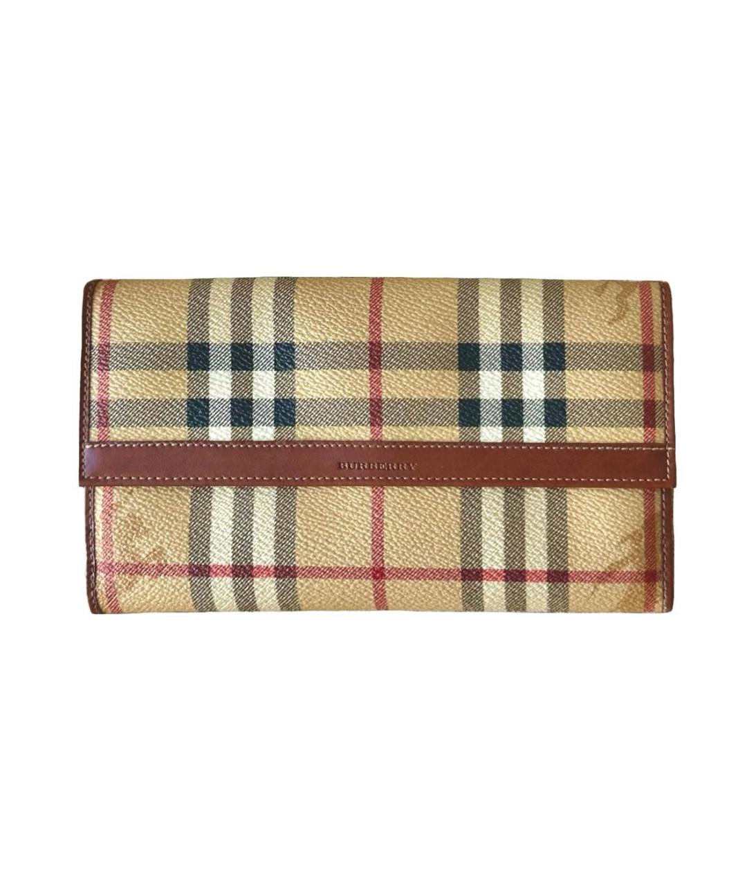 BURBERRY Бежевый кошелек, фото 1