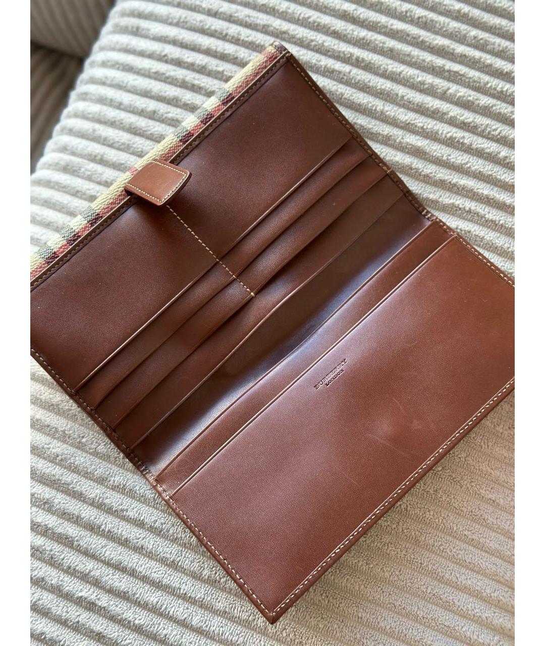 BURBERRY Бежевый кошелек, фото 8