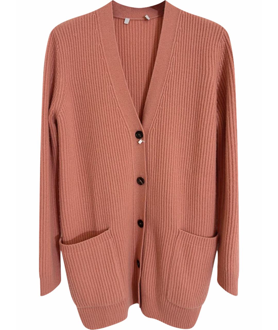 MAX MARA Коралловый кашемировый кардиган, фото 1