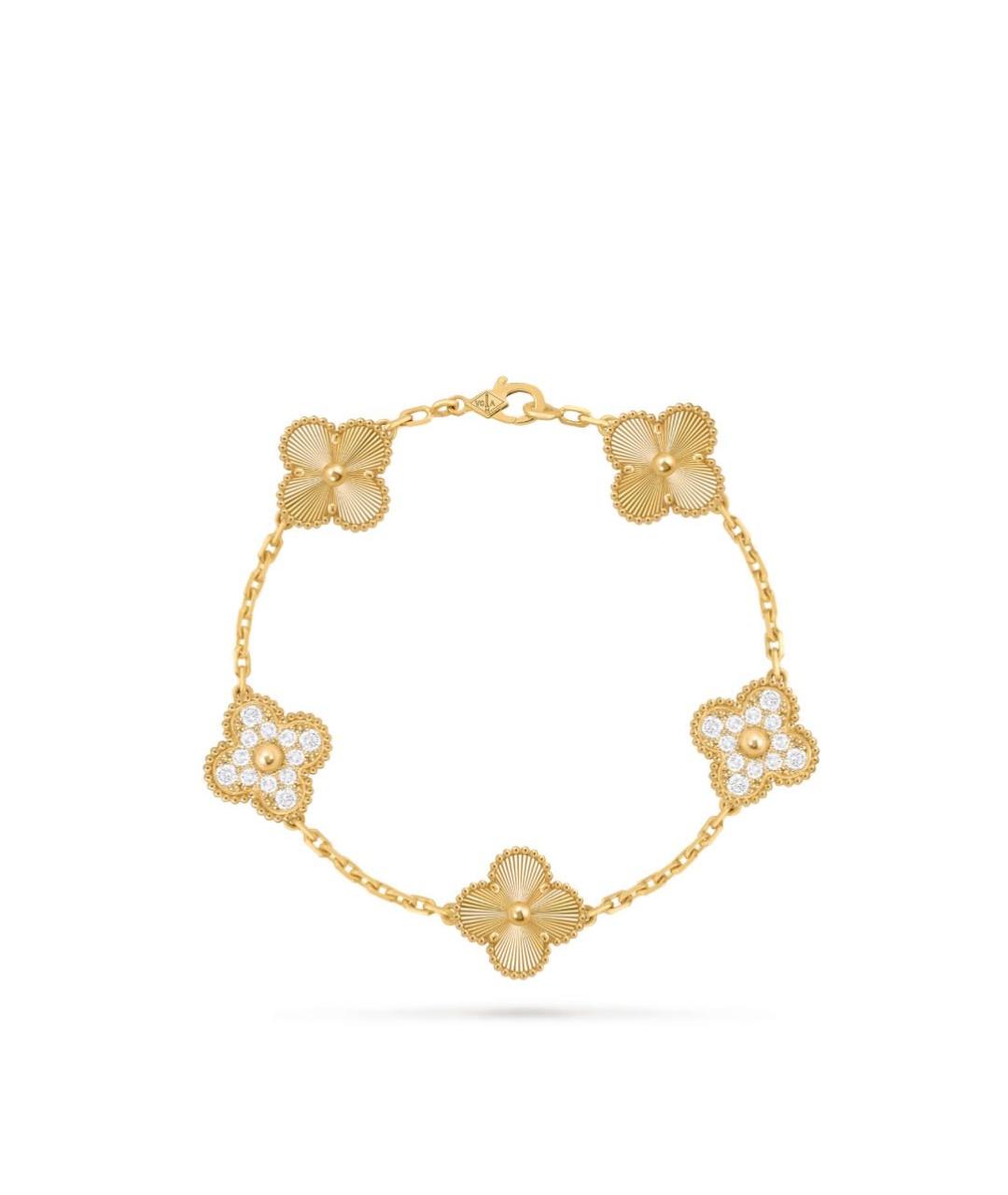 VAN CLEEF & ARPELS Желтый браслет из желтого золота, фото 4