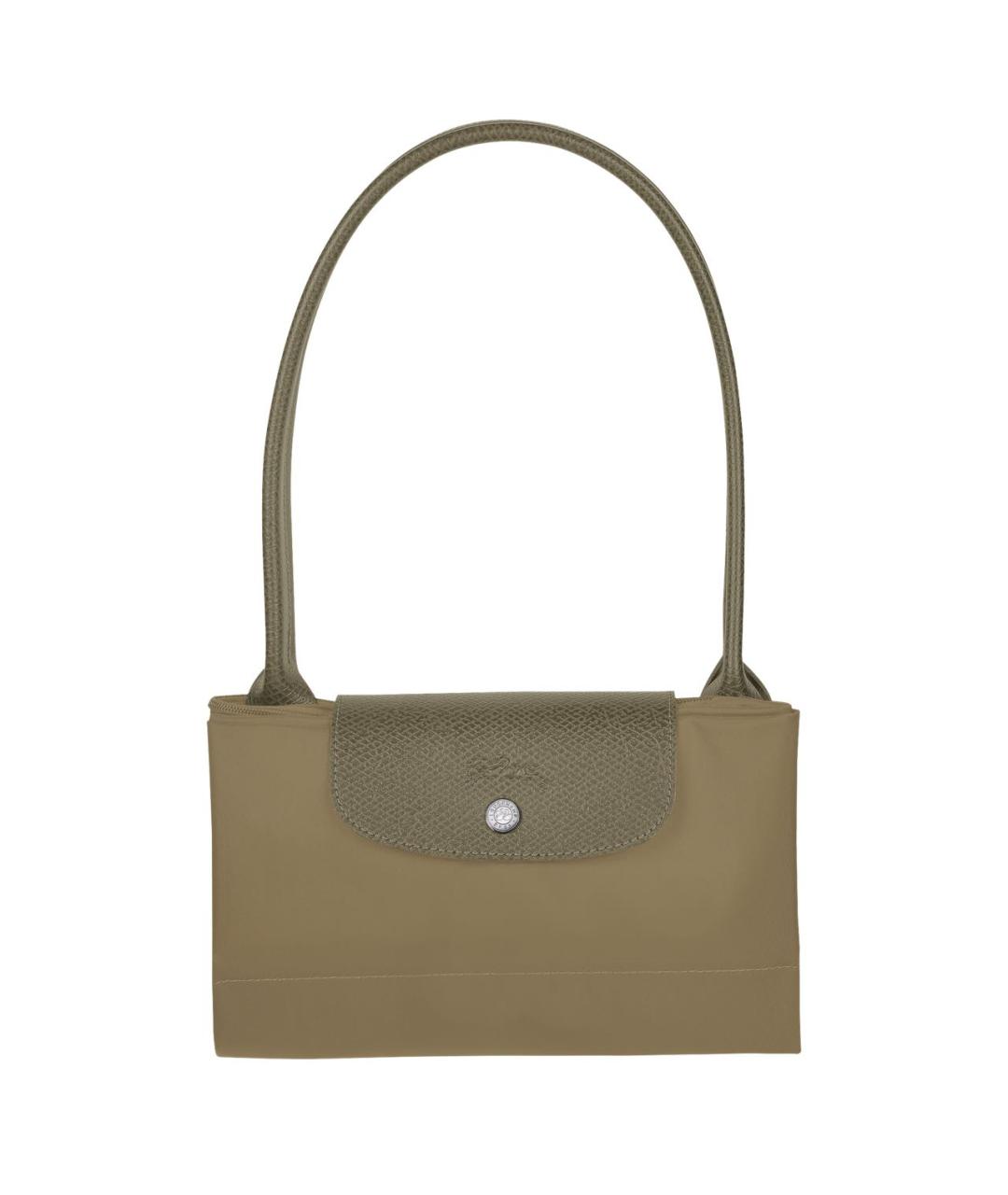 LONGCHAMP Хаки кожаная сумка тоут, фото 6