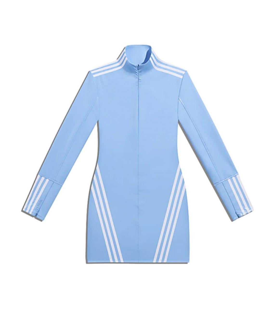 ADIDAS Голубое повседневное платье, фото 1