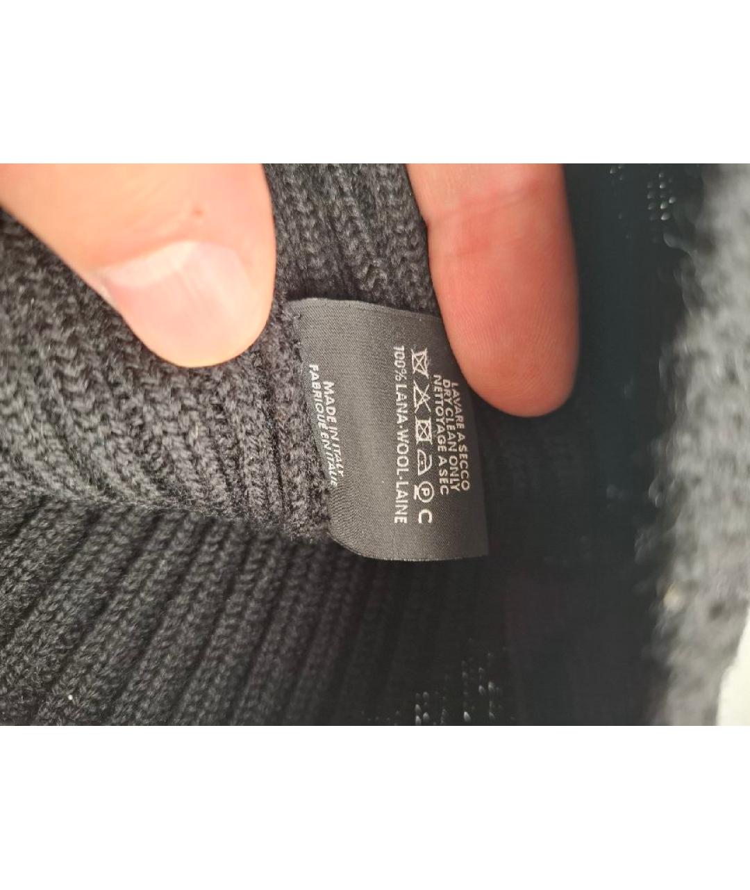 GUCCI Черная шерстяная шапка, фото 3