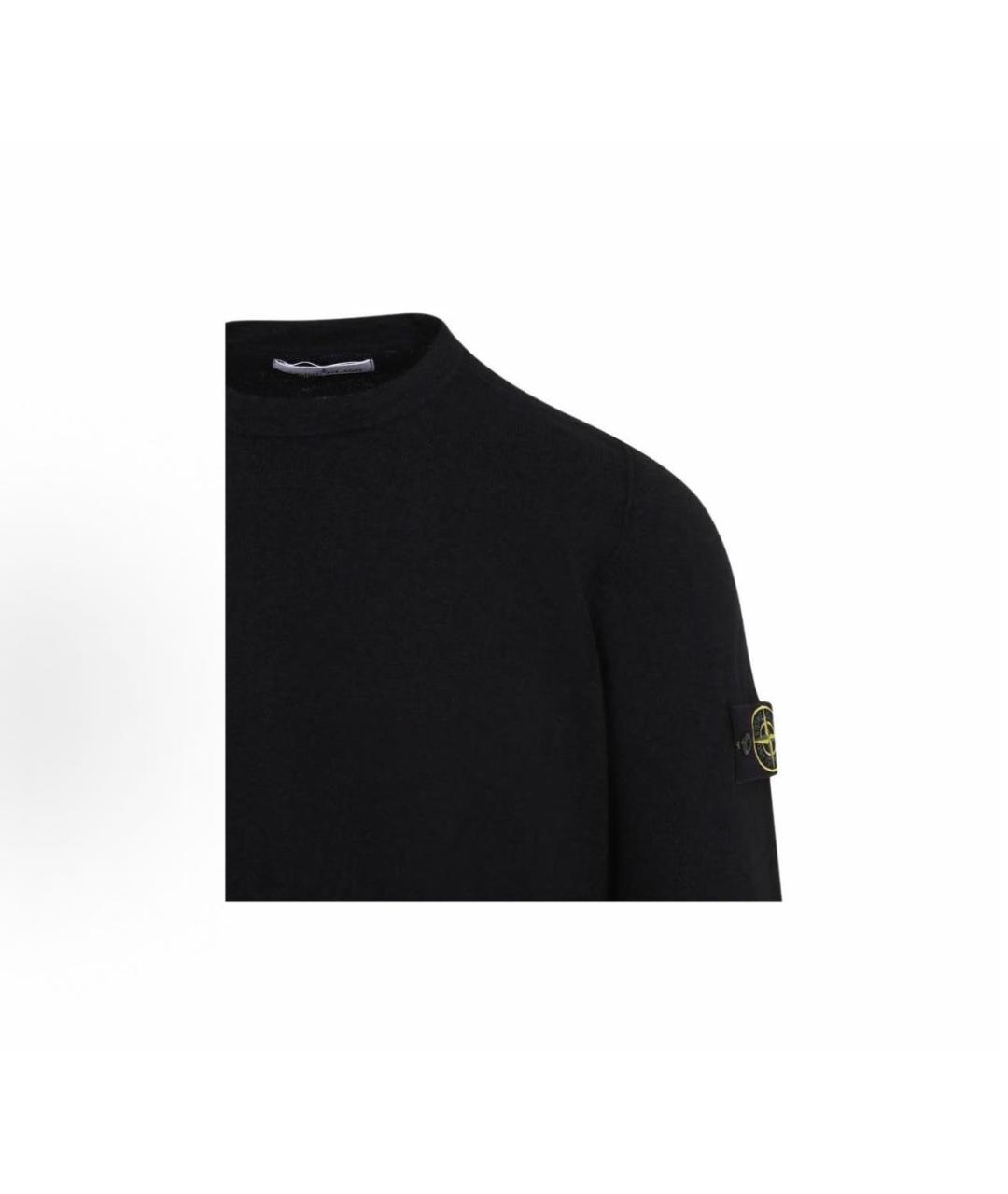 STONE ISLAND Черный полиамидовый джемпер / свитер, фото 3
